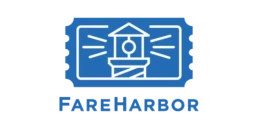 FareHarbor Logo. Official booking engine for Buggy Tours Cozumel.